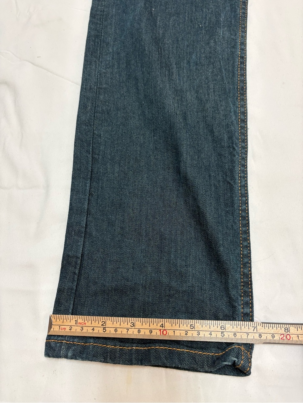 Levi’s 508 Regular Taper Jeans Dark Wash Blue Denim 33WX32L - Picture 10 of 12